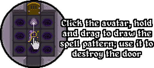 Tutorial hint for the first spell